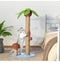 Cat palm/mushroom scratching post made of sisal